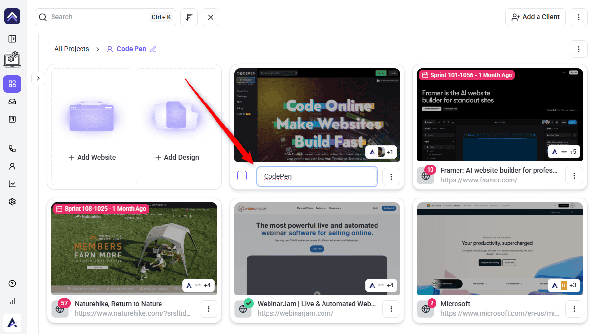 Applying tags to a task in Atarim