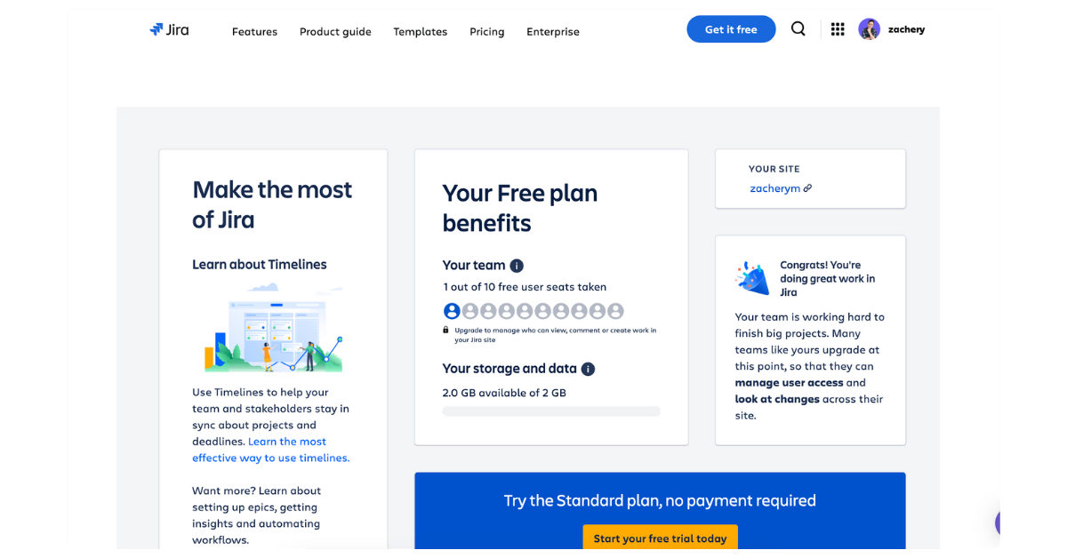 Jira project management tool for developers with agile sprint planning and progress tracking to improve efficiency