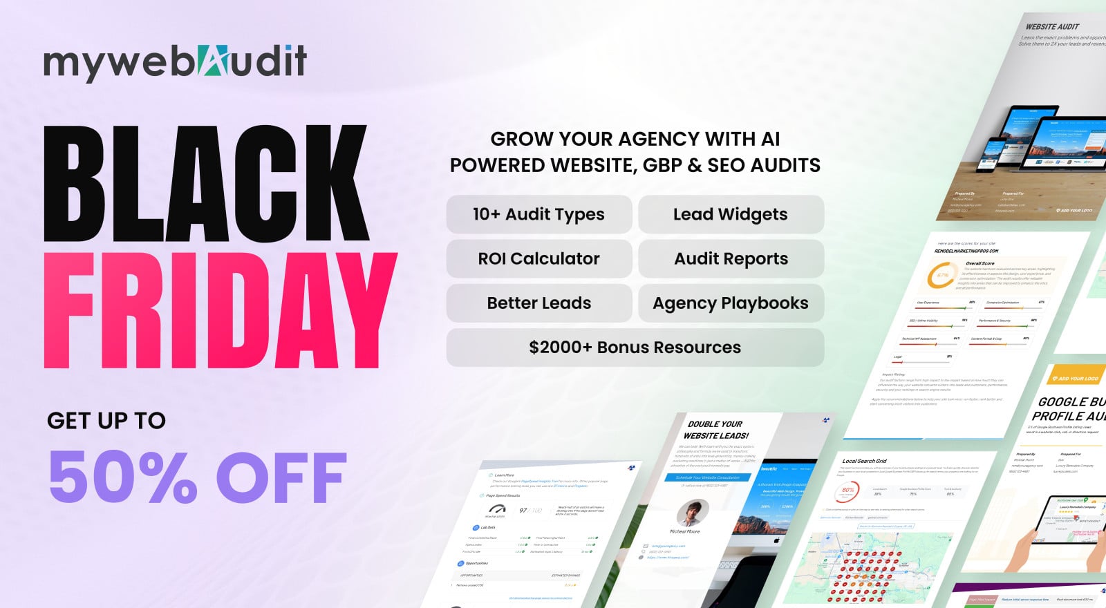 My Web Audit Black Friday / Cyber Monday Deal