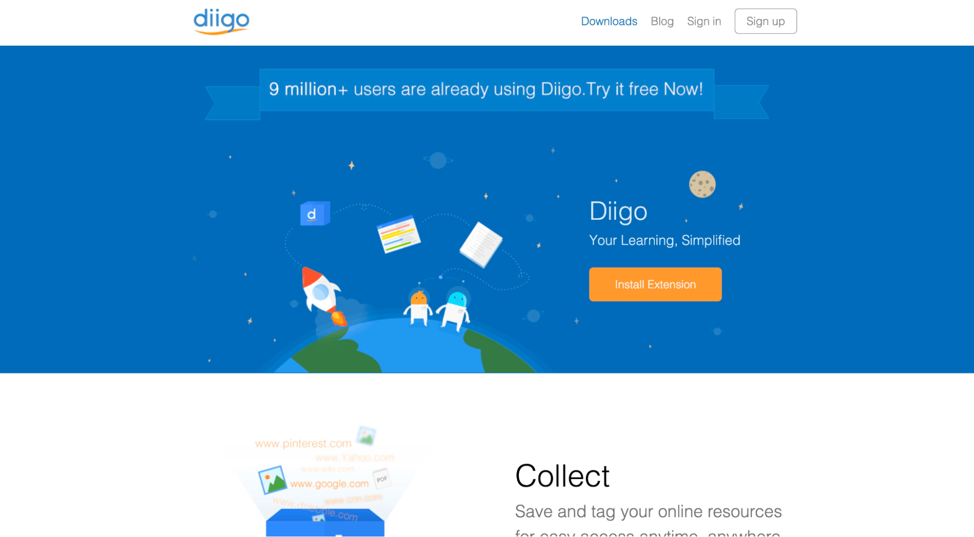 diigo homepage