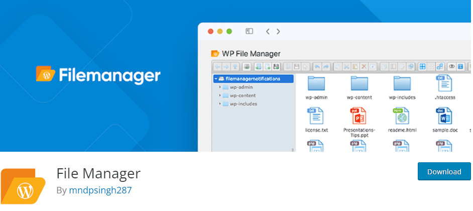 filemanager homepage