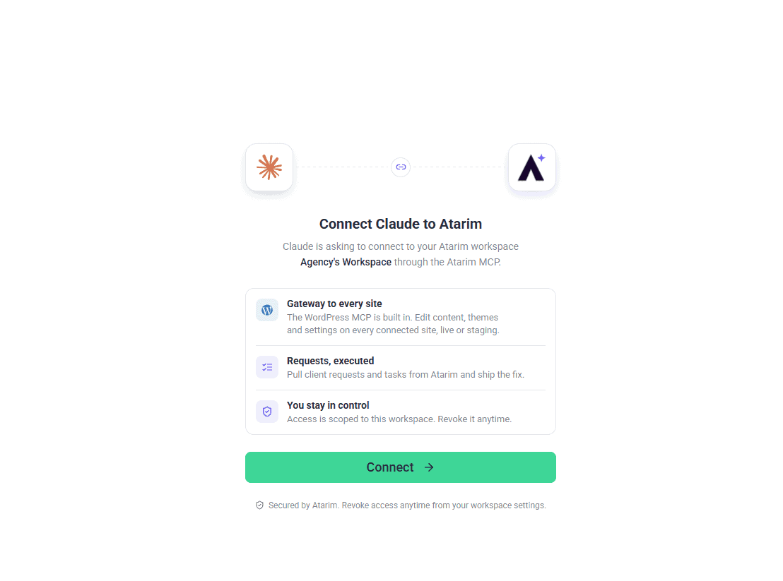 Atarim real-time collaboration