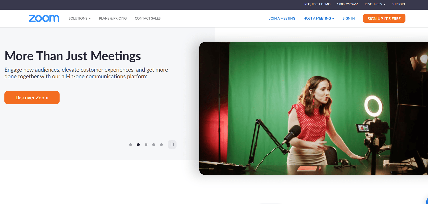 zoom homepage